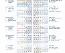 ISF Tervuren Calendar 2024 25