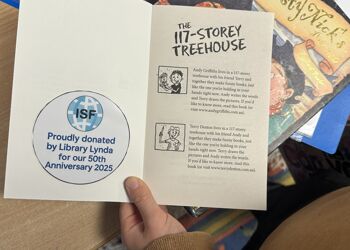 Library Lynda donation of books